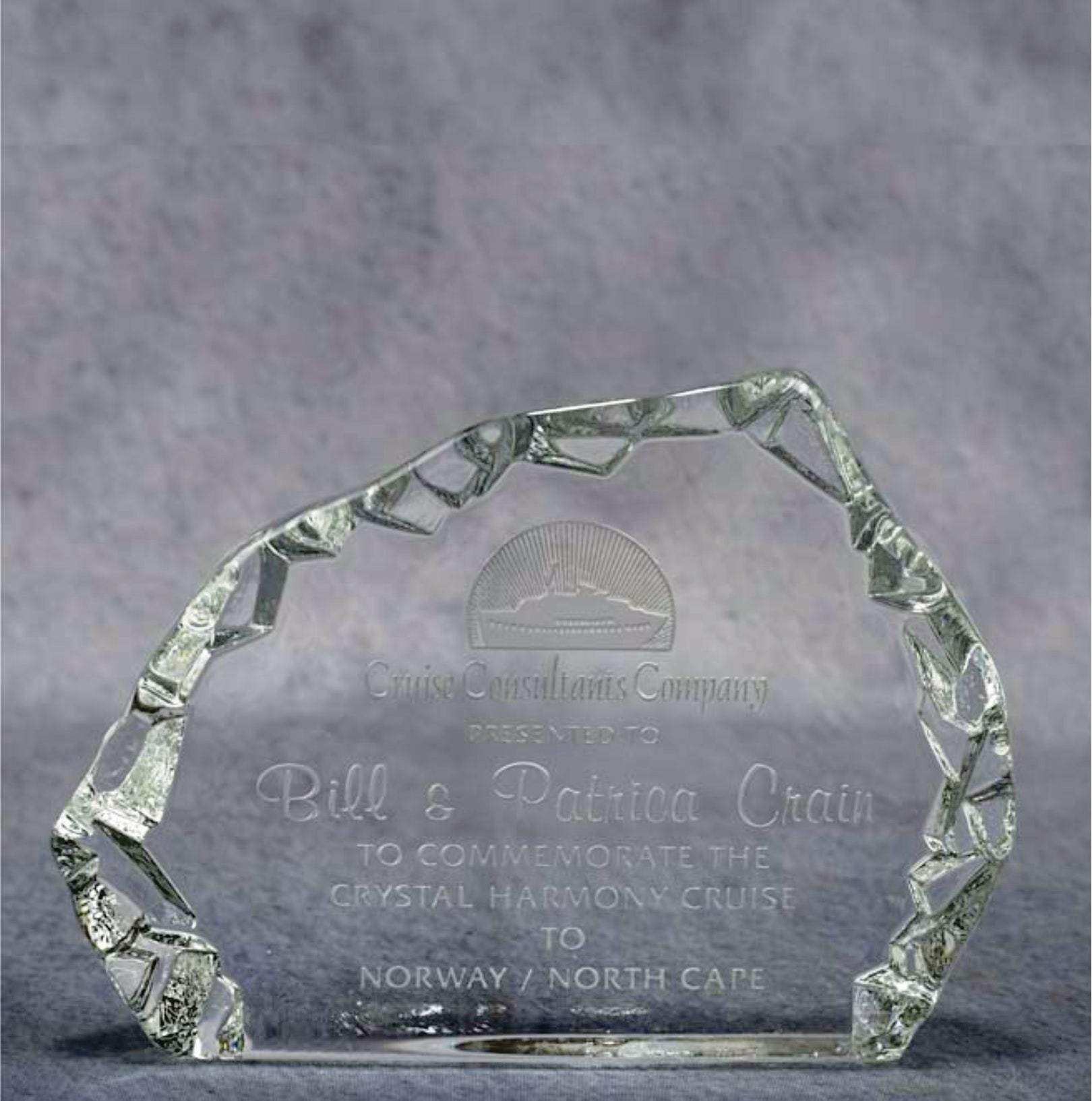 Glass Horizontal Iceberg