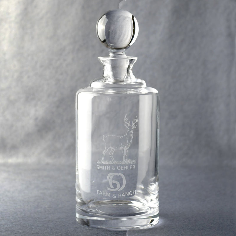 34oz Glass Decanter - Monarch Trophy Studio
