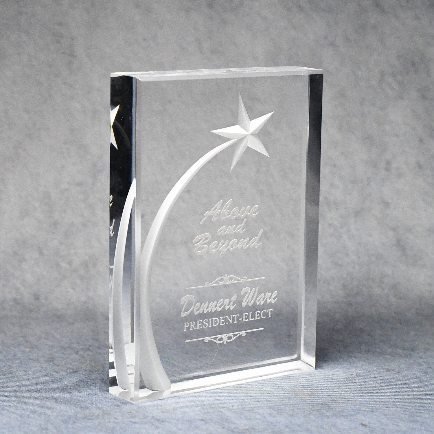 Acrylic Star Rectangle