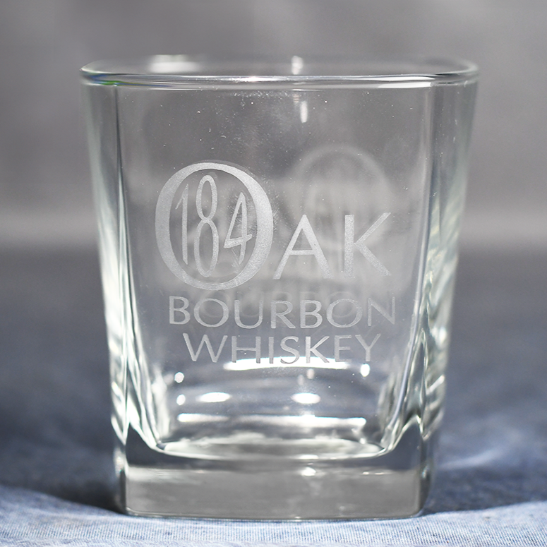 12oz Square on the Rocks Glass