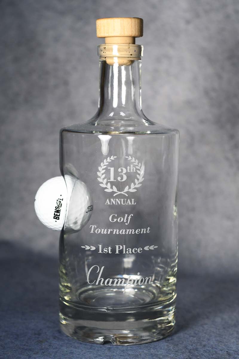 BenShot Golf Ball Decanter Glass 750mL