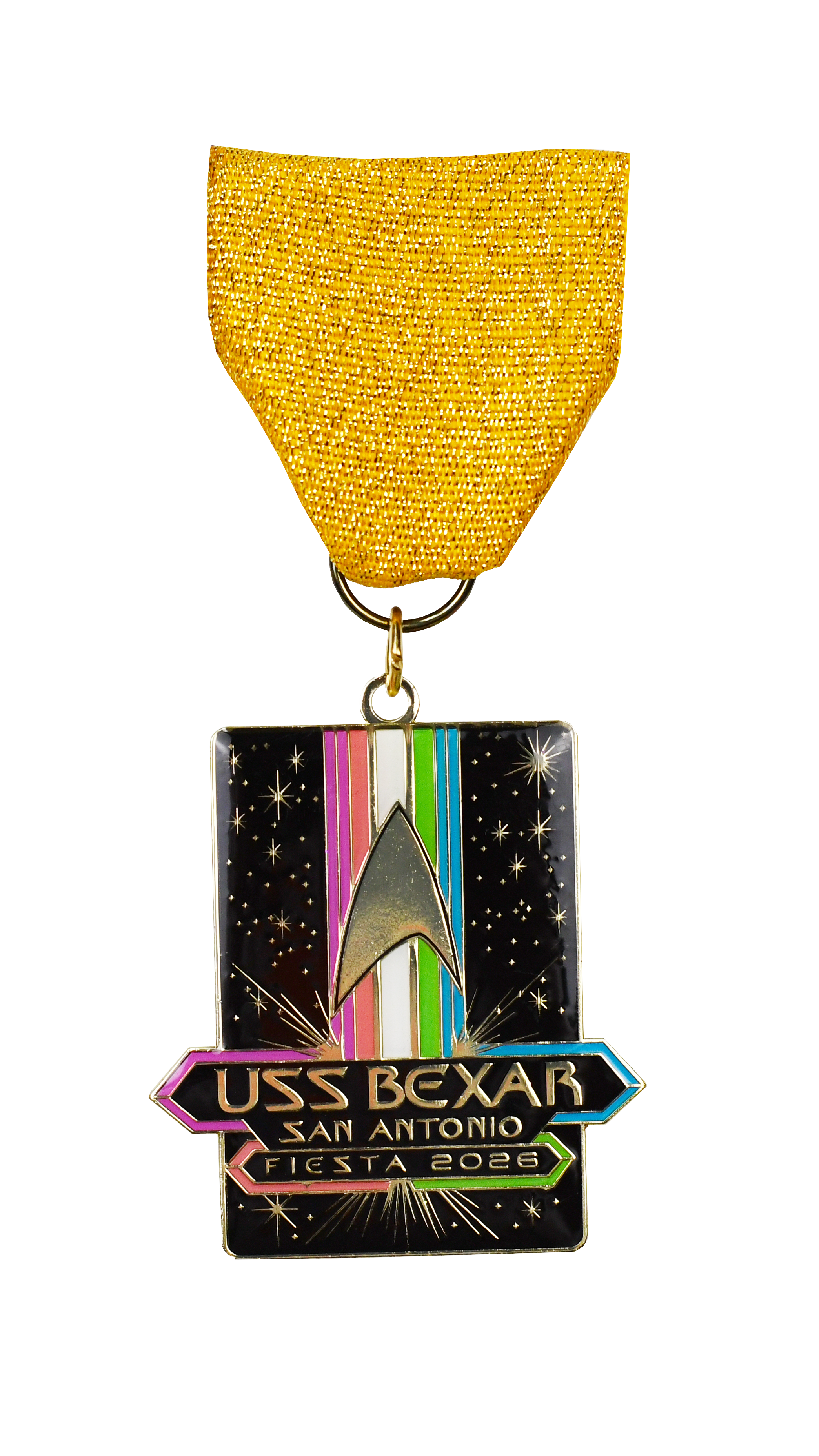 USS Bexar 2026 Fiesta Medal