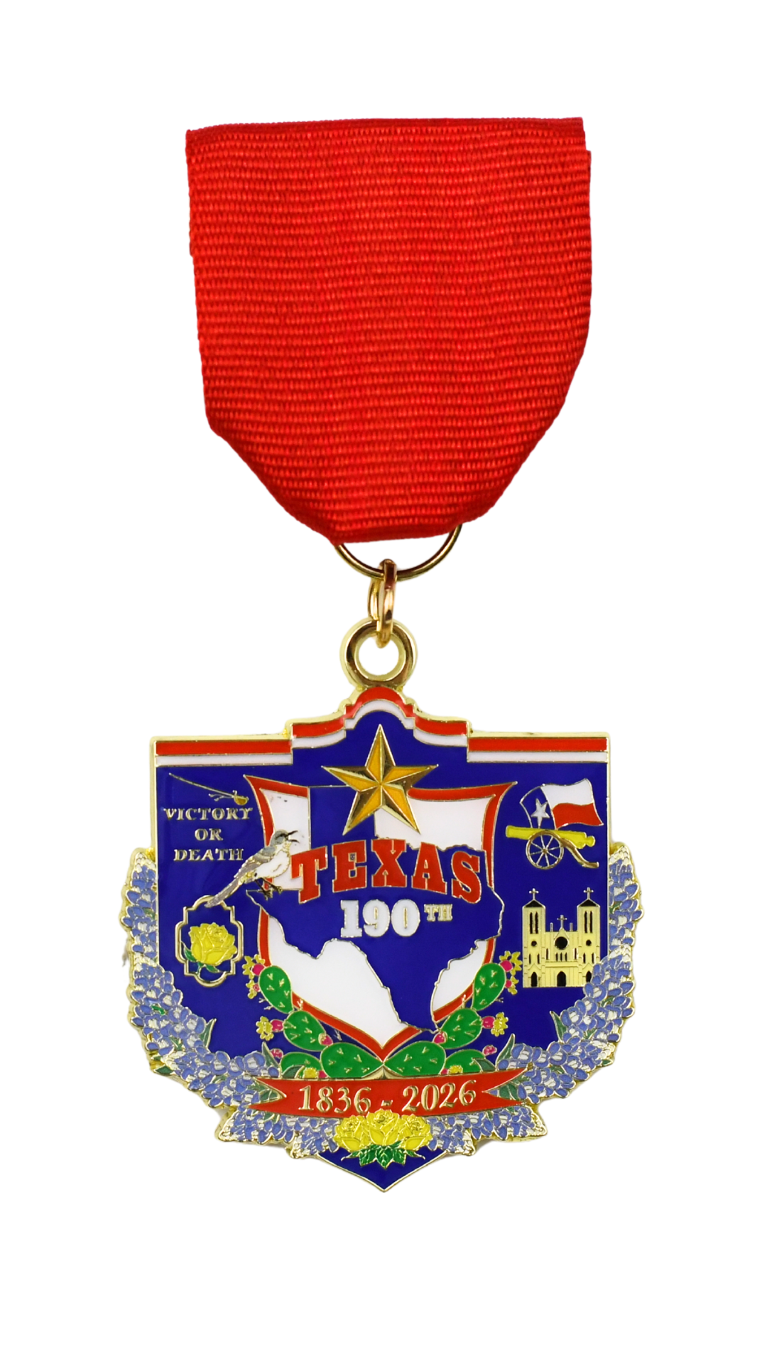 Texas 190th 2026 Fiesta Medal
