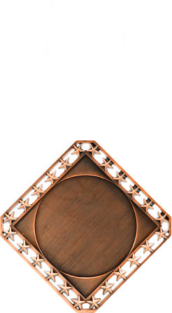 Exclusive Diamond Medal with Round Insert - Monarch Trophy Studio