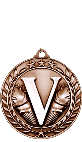 Wreath Antique Medal Scholastic Series 2.75"