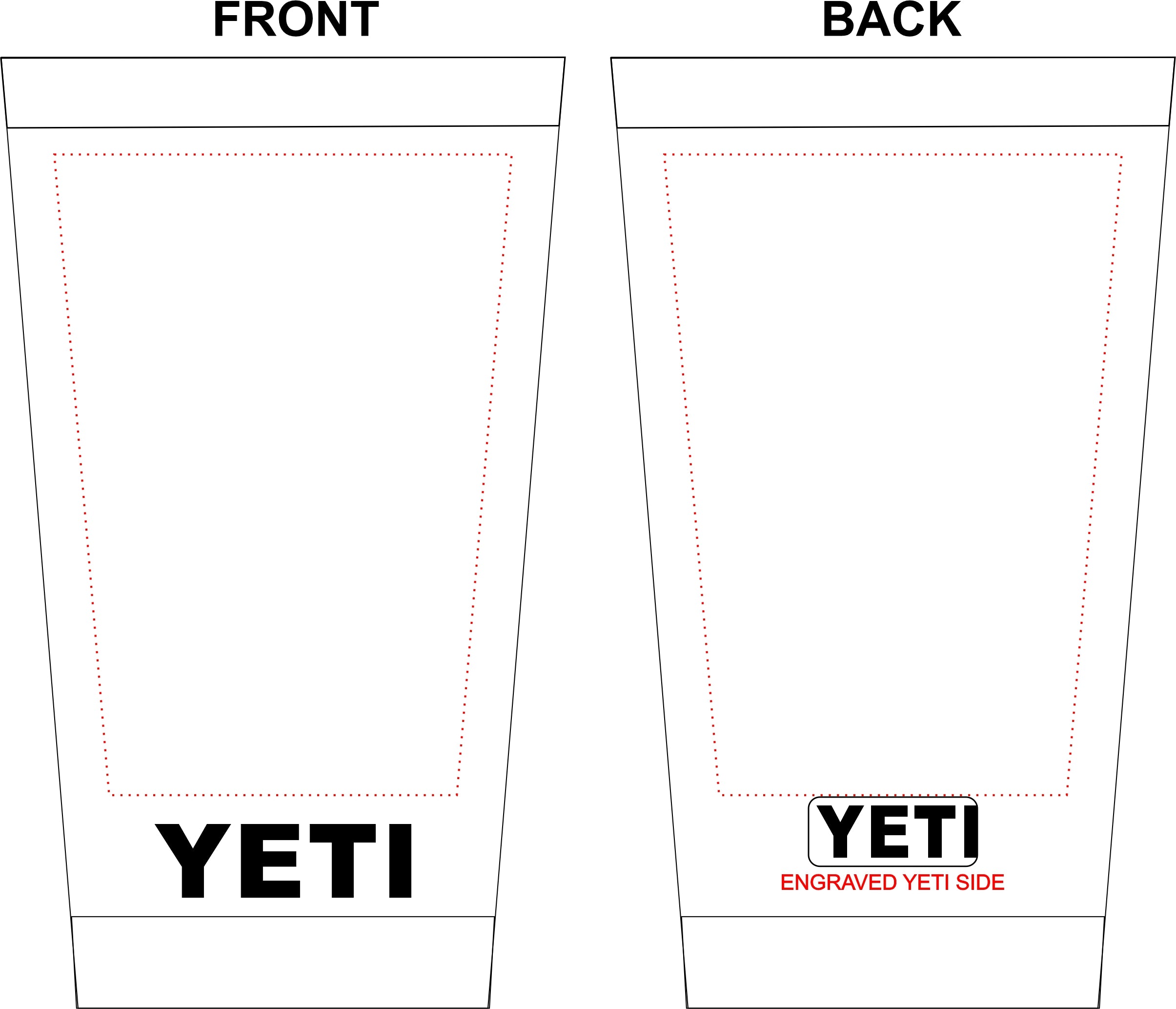 YETI RAMBLER® 20oz - Monarch Trophy Studio