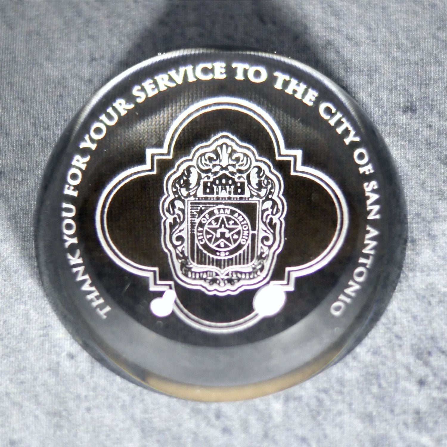 Crystal Paperweight - High Profile Dome - Monarch Trophy Studio