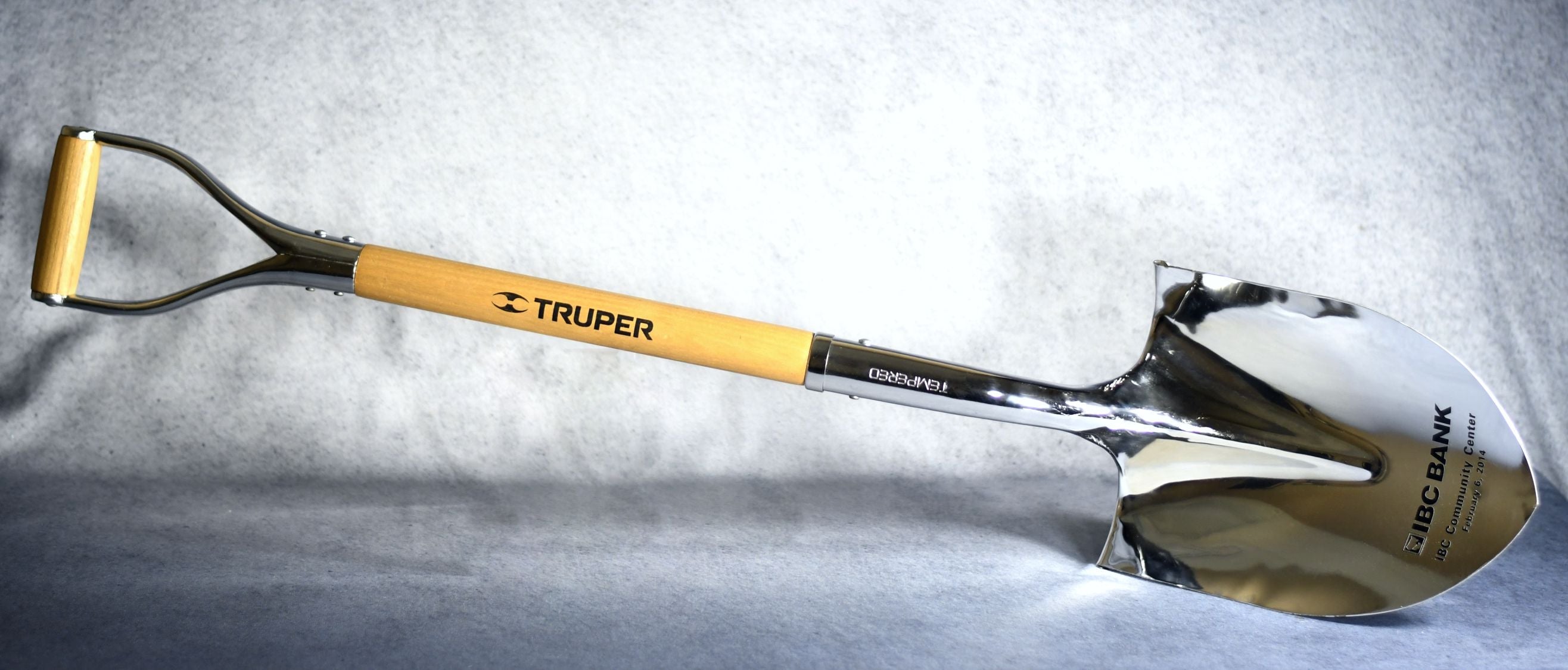 Nickel-Plated Ceremonial Shovel - Monarch Trophy Studio