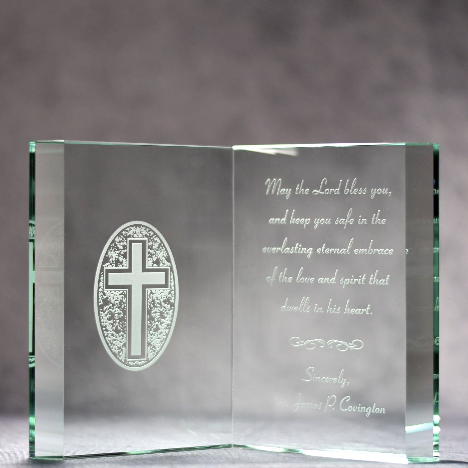 Jade Crystal Book - Monarch Trophy Studio