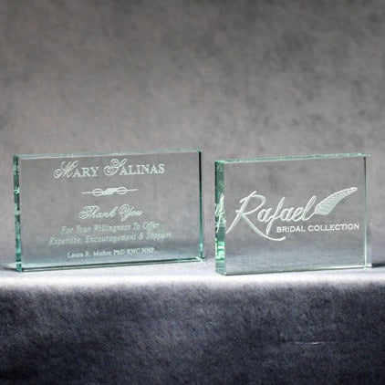 Jade Rectangle - Monarch Trophy Studio