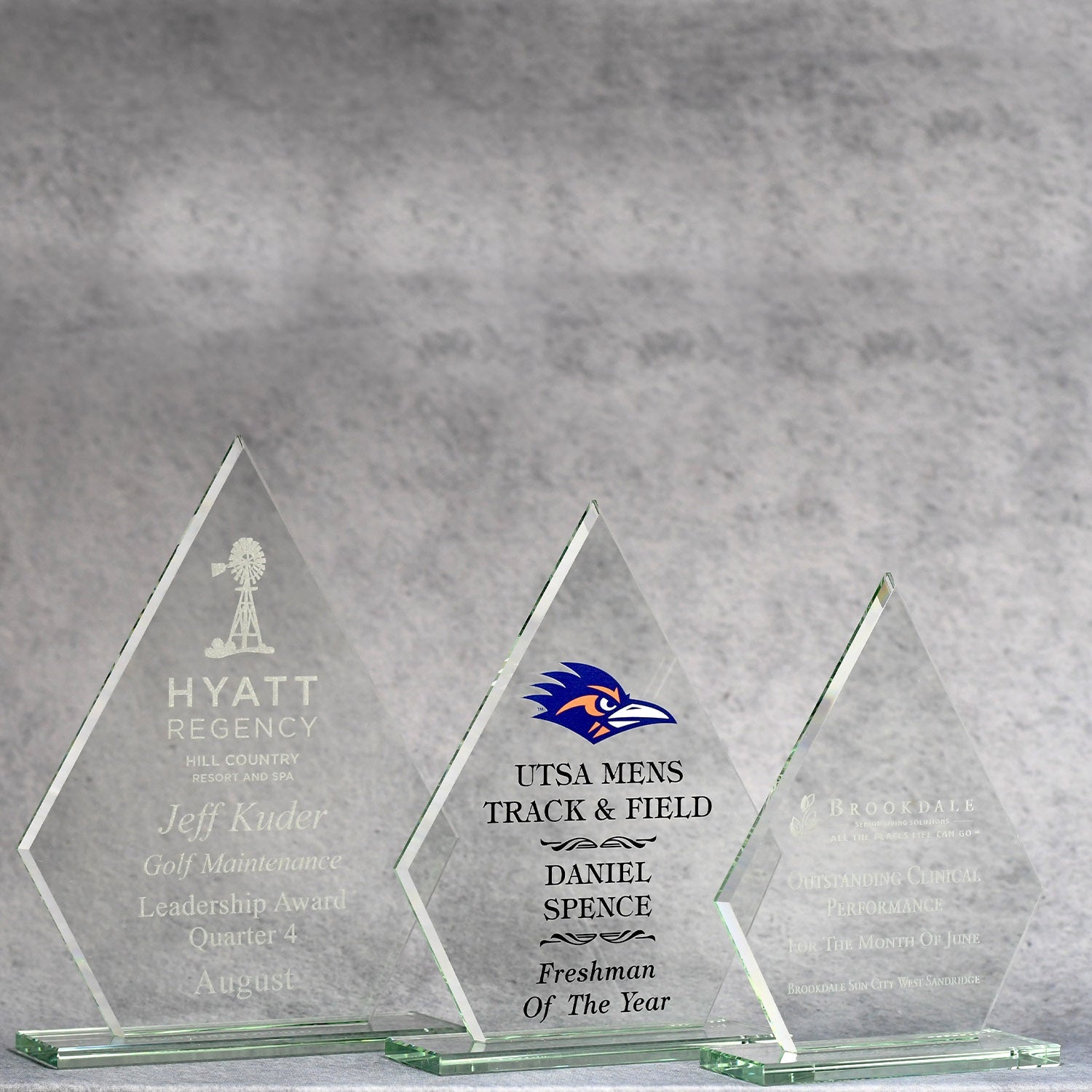 Economy Jade Crystal Diamond - Monarch Trophy Studio