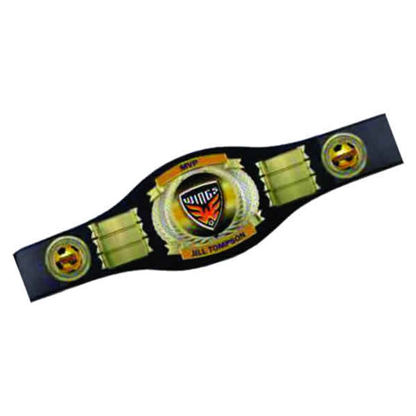 Championship Belt w/2 Medallions and 6 Plates - Monarch Trophy Studio