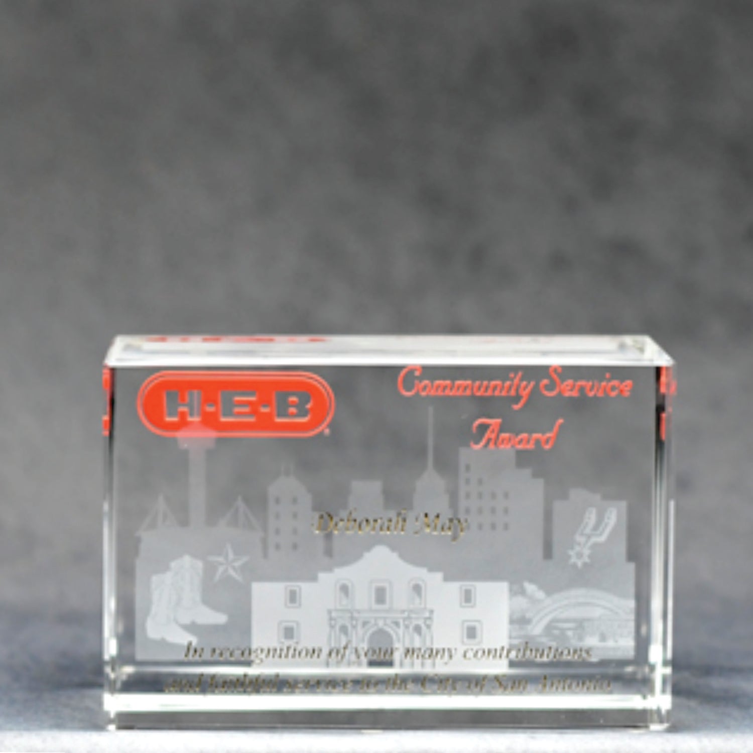 Crystal Rect SA Skyline - Monarch Trophy Studio