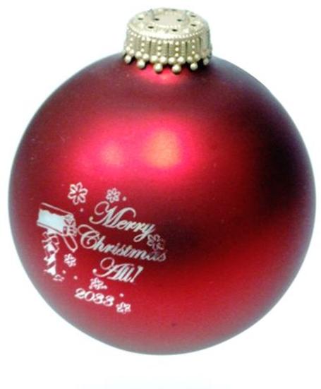 Christmas Ornament - Monarch Trophy Studio
