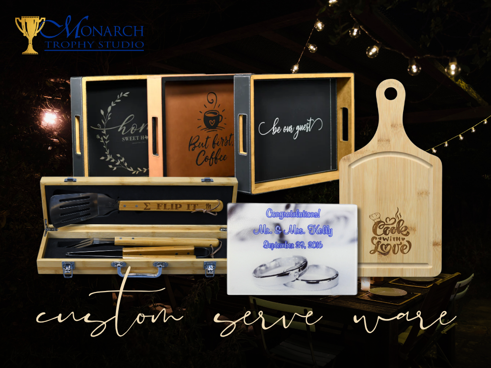 Custom Serve Ware and Personalized Entertaining Gifts in San Antonio