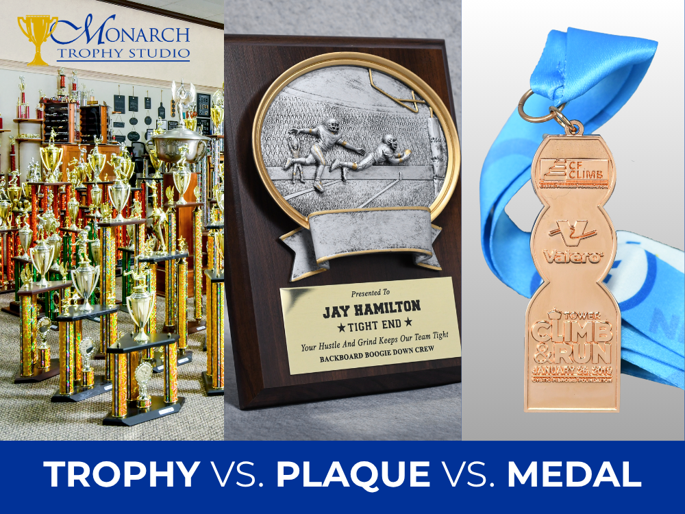 Trophy vs. Plaque vs. Medal: Which Should You Choose?