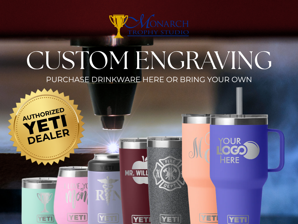 Custom Engraved YETI & Metal Drinkware in San Antonio