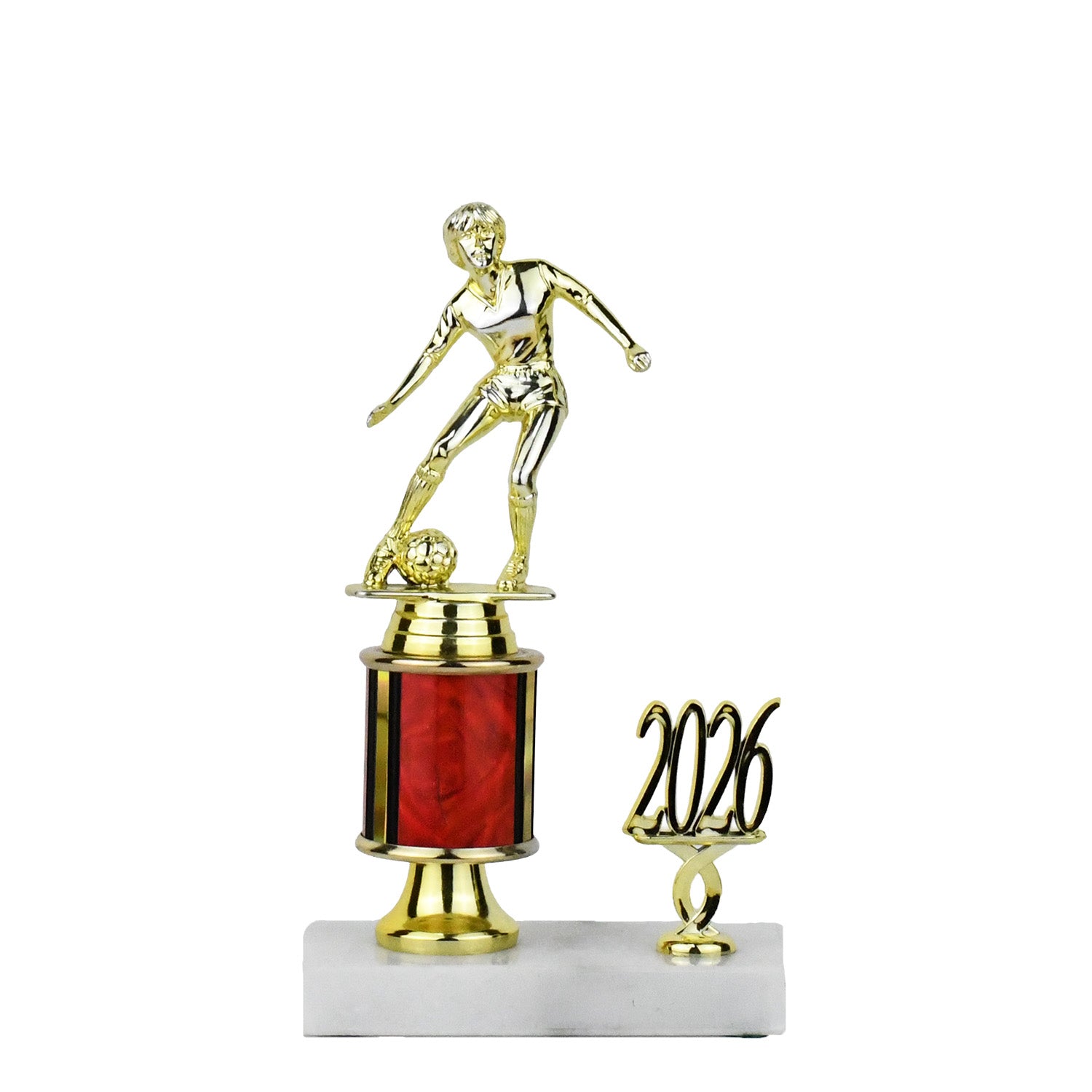 Traditional Series Round Column Trophy on Pedestal with Side Trim