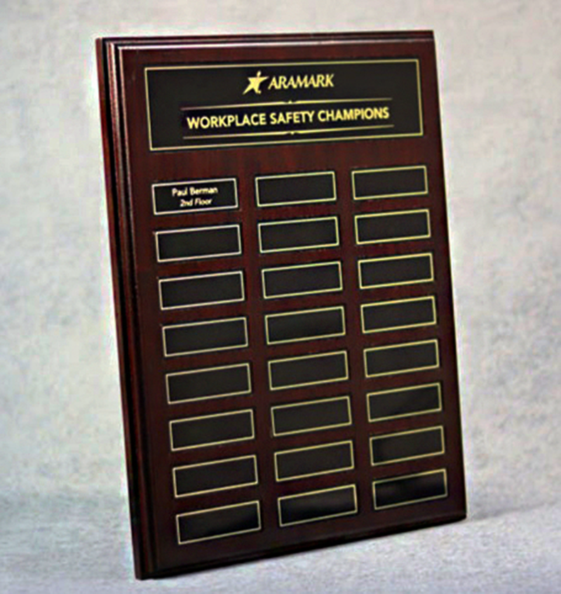 Perpetual Walnut Plaque with Magnetic Plates