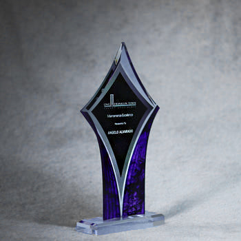 Acrylic Diamond Trophy - Monarch Trophy Studio