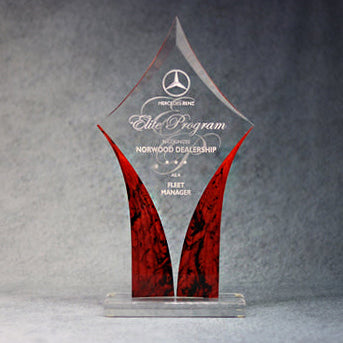 Acrylic Diamond Trophy - Monarch Trophy Studio