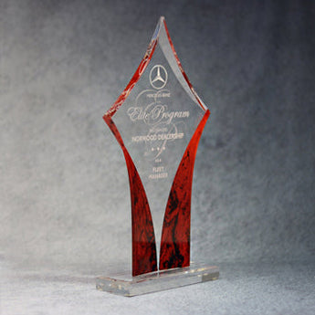 Acrylic Diamond Trophy - Monarch Trophy Studio