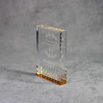 Acrylic with Jewel Cuts - Monarch Trophy Studio