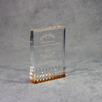 Acrylic with Jewel Cuts - Monarch Trophy Studio