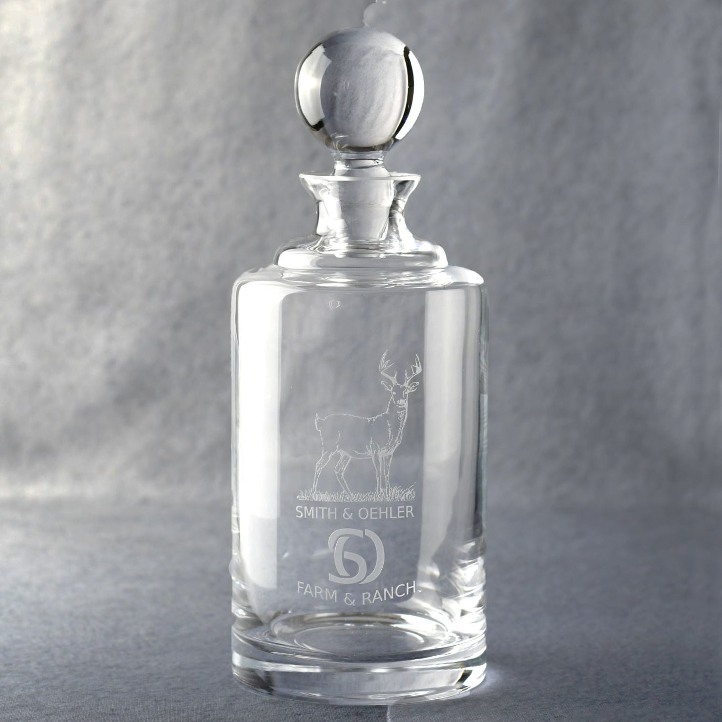 34oz Glass Decanter - Monarch Trophy Studio