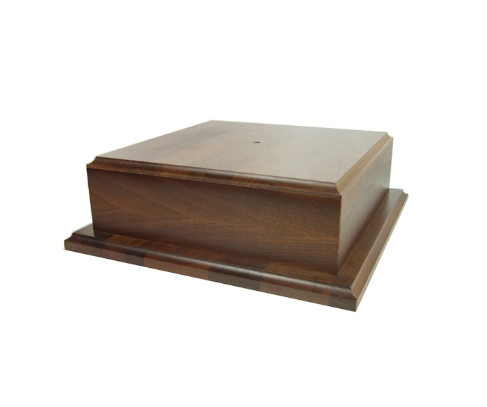 Base For Box Walnut Low Profile Box Base