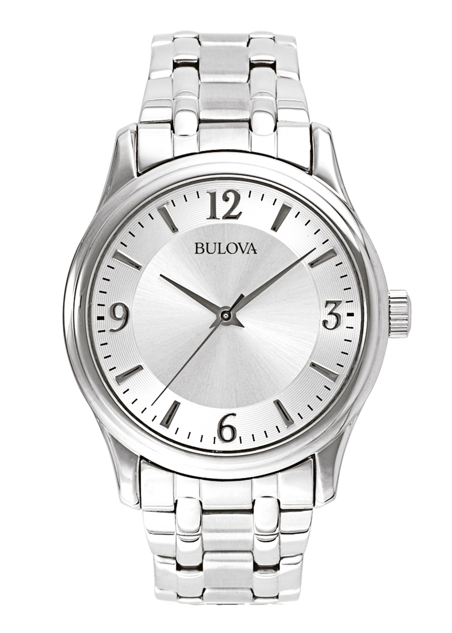 Bulova Corporate Collection Men's Silver-Tone Bracelet Watch