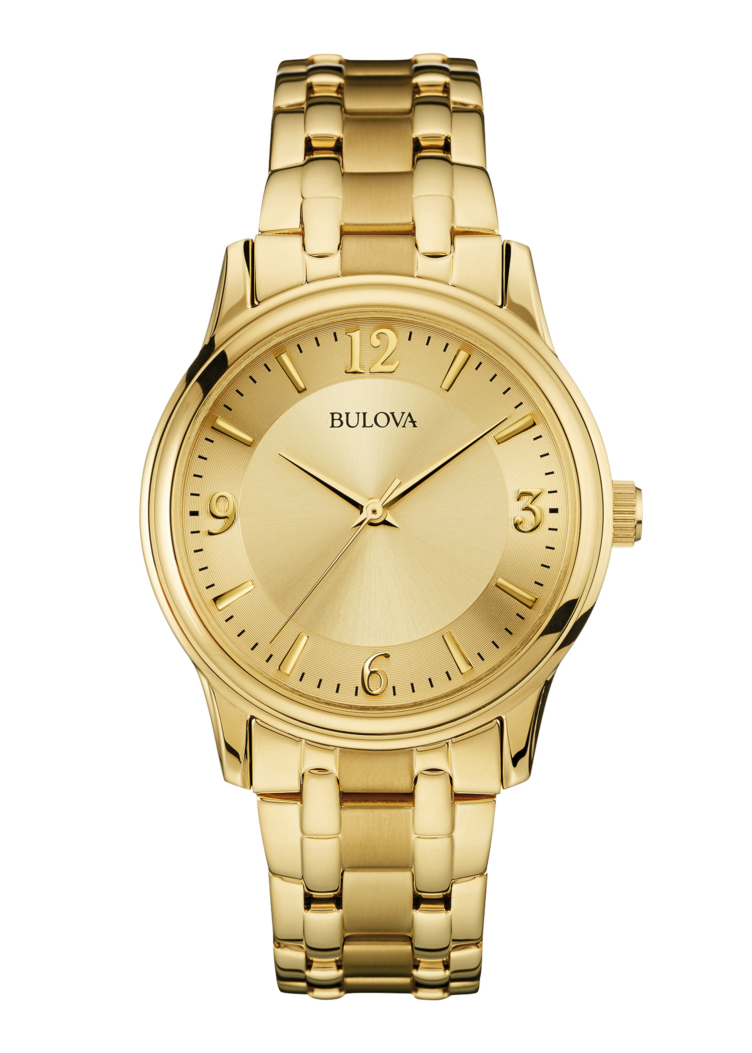 Bulova Corporate Collection Men's Gold-Tone Bracelet Watch