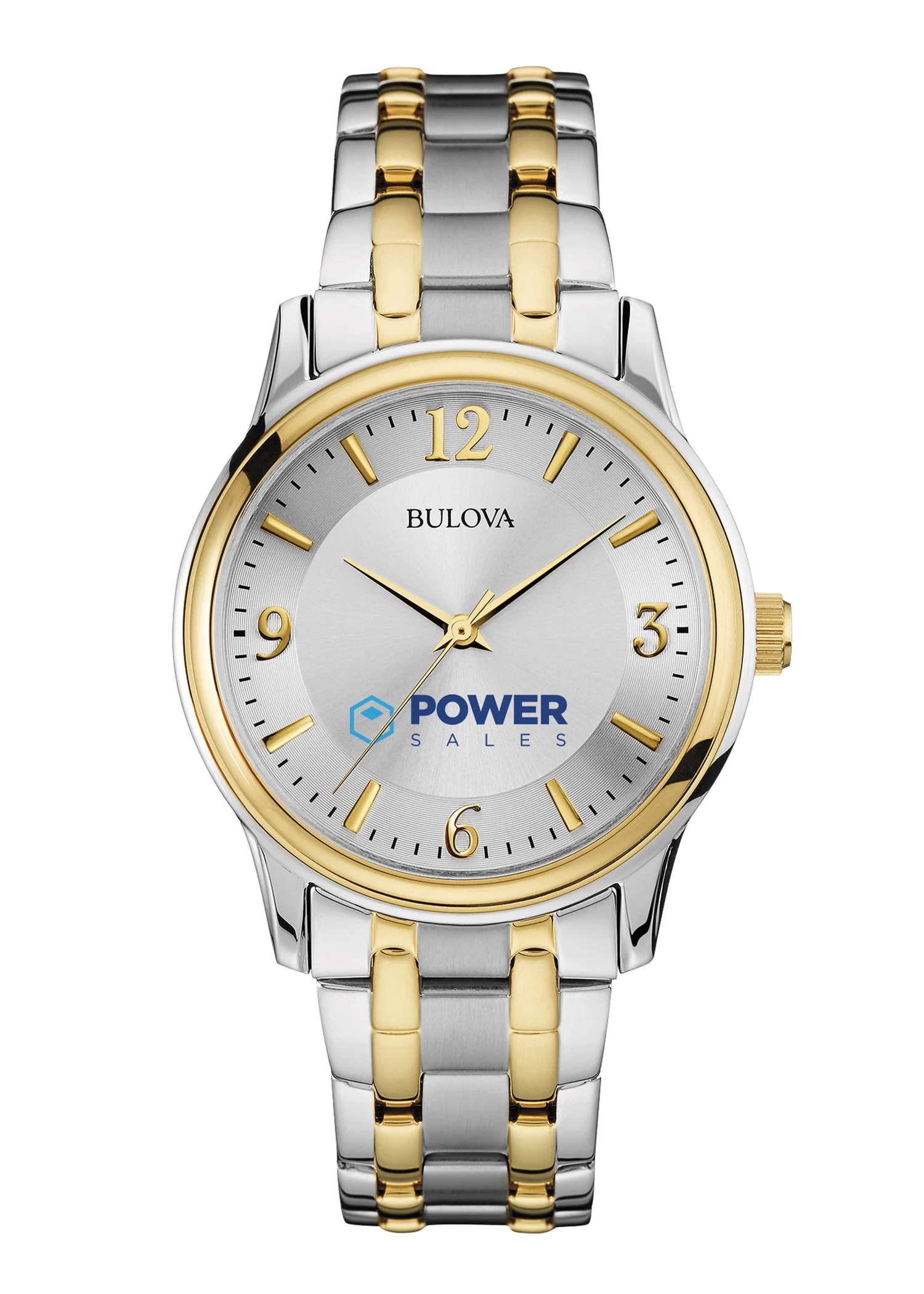 Bulova Corporate Collection Ladies' Two-Tone Bracelet Watch with Silver-Tone Dial