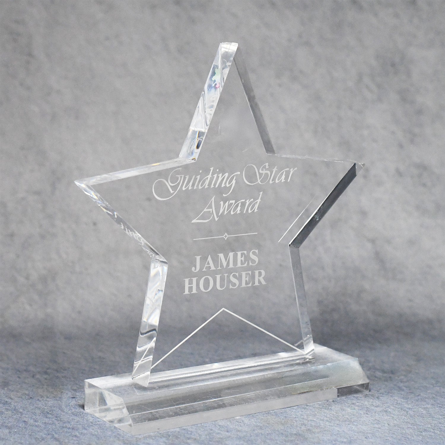 Acrylic Star on Base