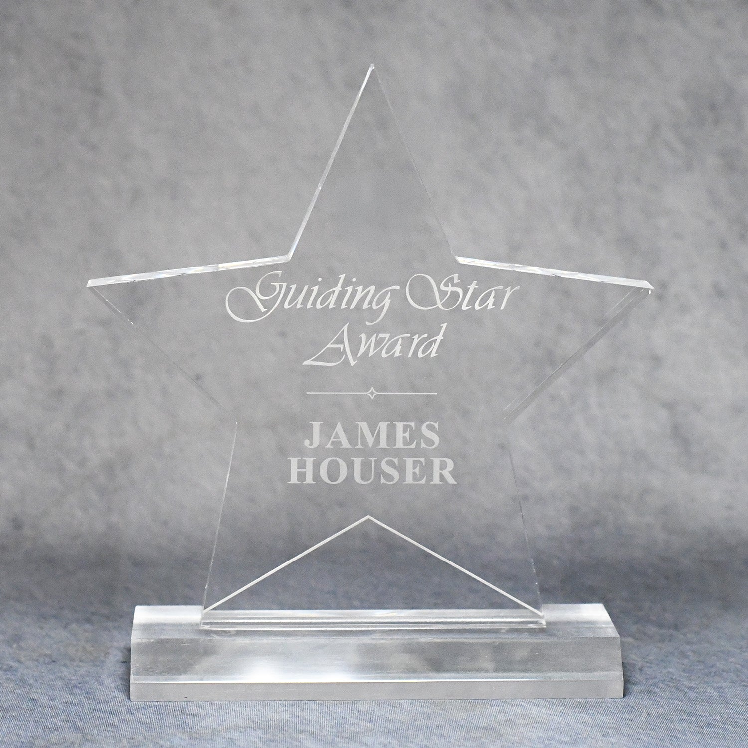 Acrylic Star on Base