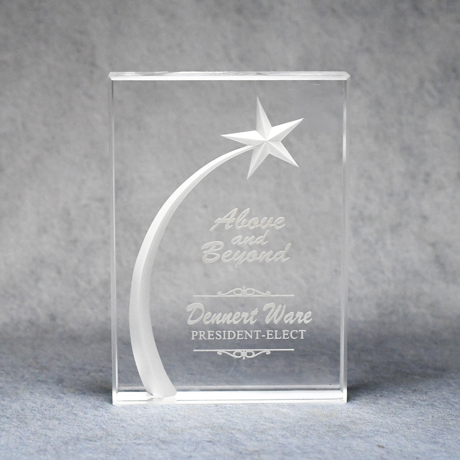 Acrylic Star Rectangle