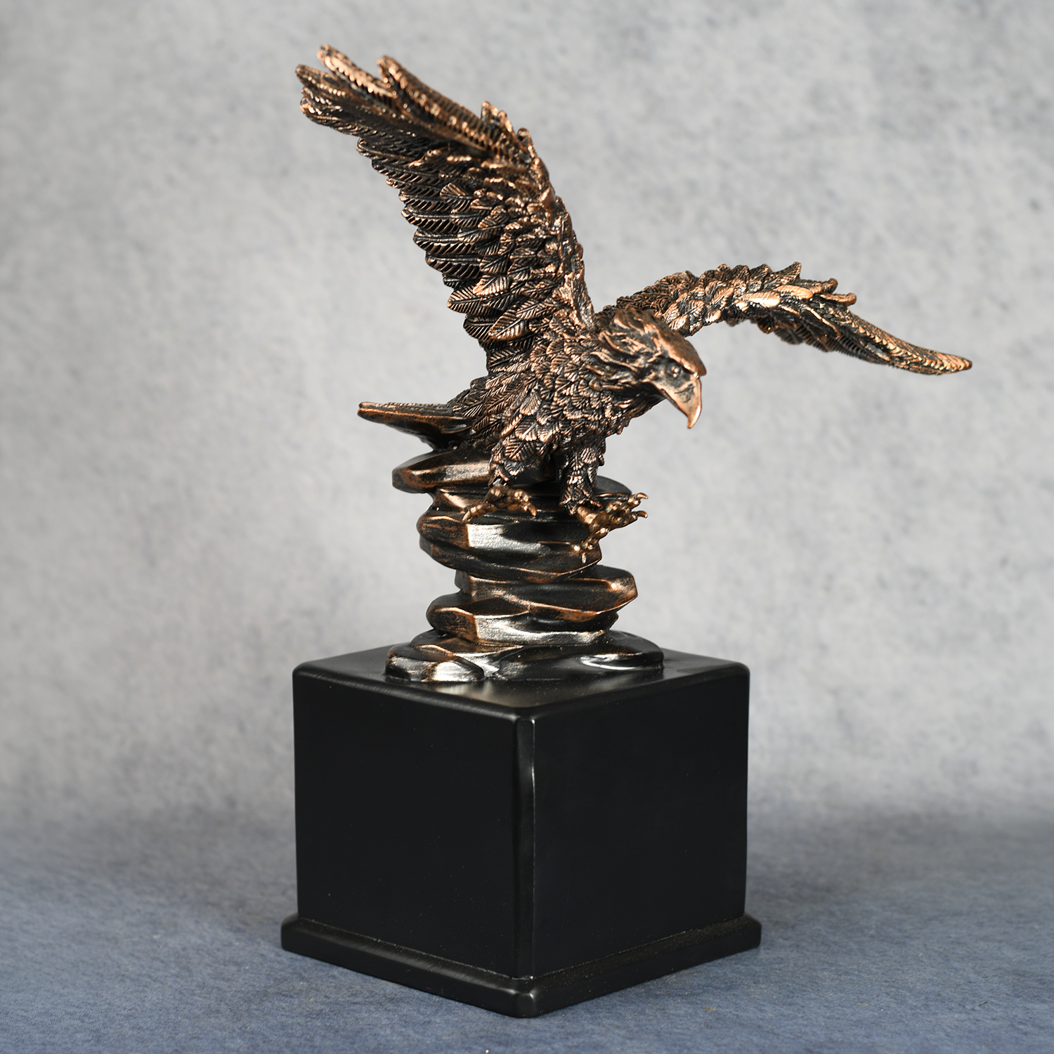 Eagle Landing with Black Base