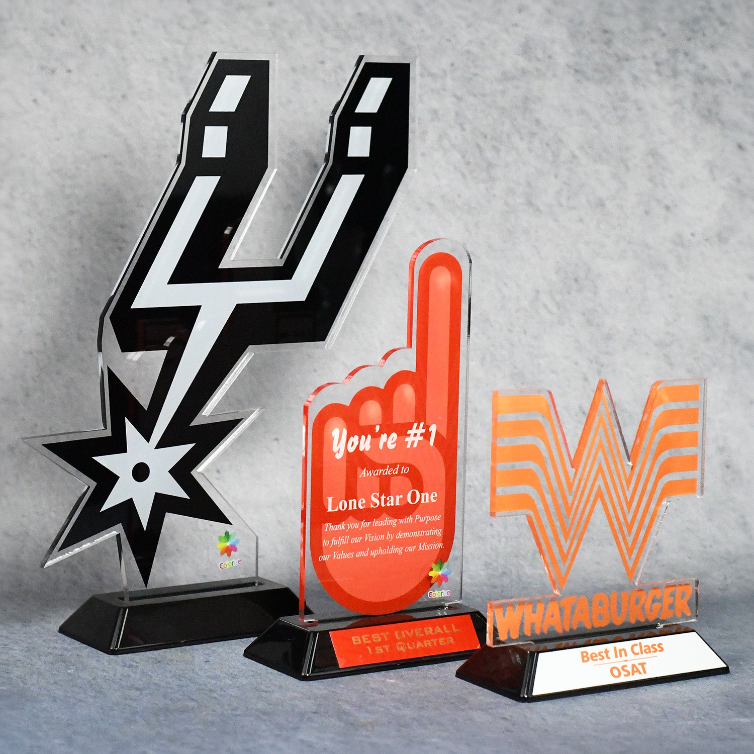 Custom Shape Acrylic Award