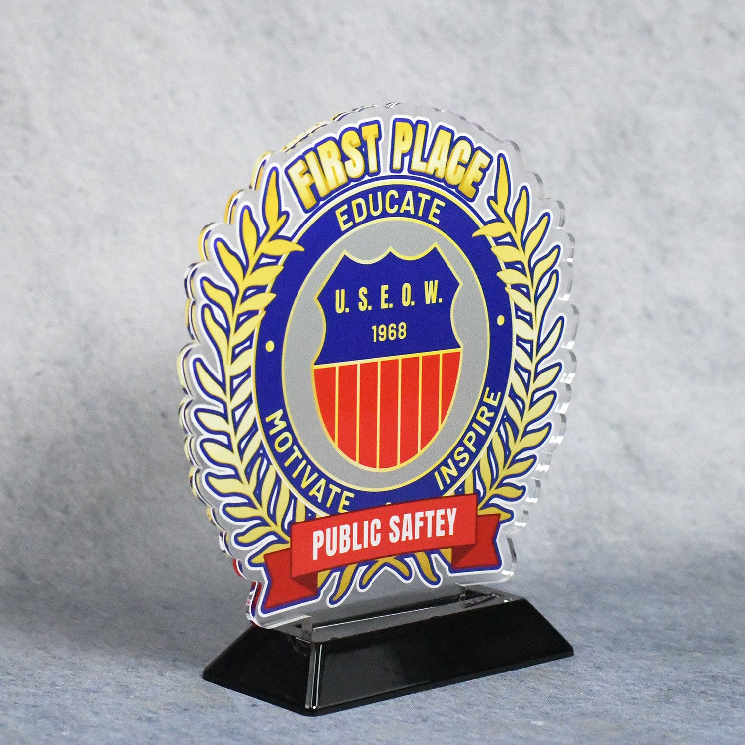 Custom Shape Acrylic Award