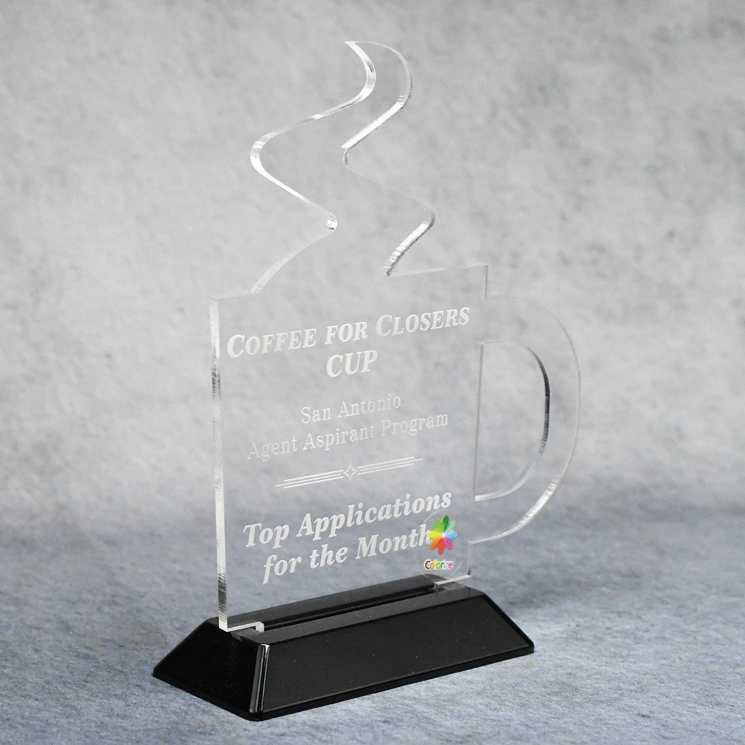 Custom Shape Acrylic Award