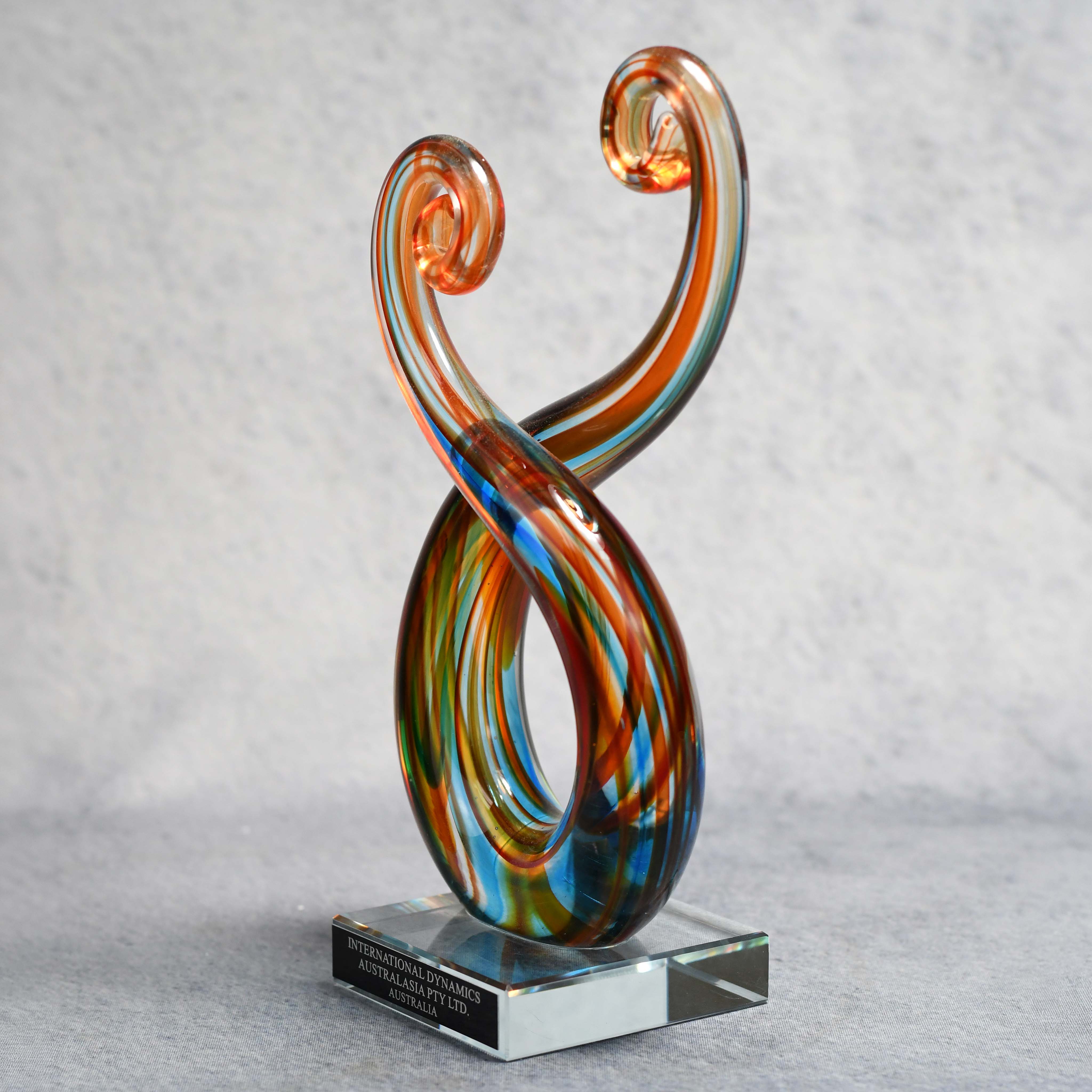 Art Glass Multi Color Octopus