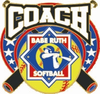 Babe Ruth Softball League "Coach" Award Pin