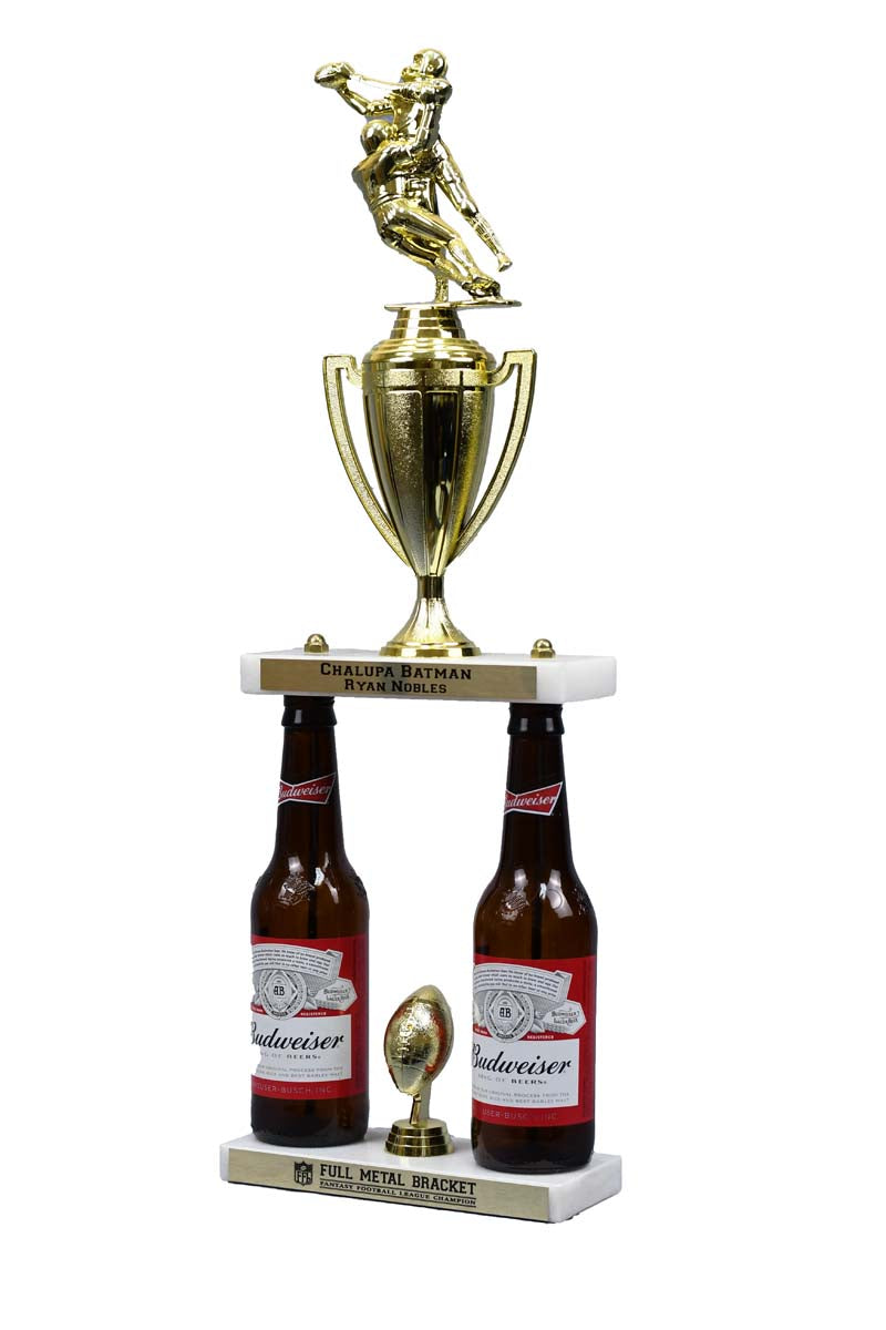 Fantasy Football 2 Beer Bottle Trophy