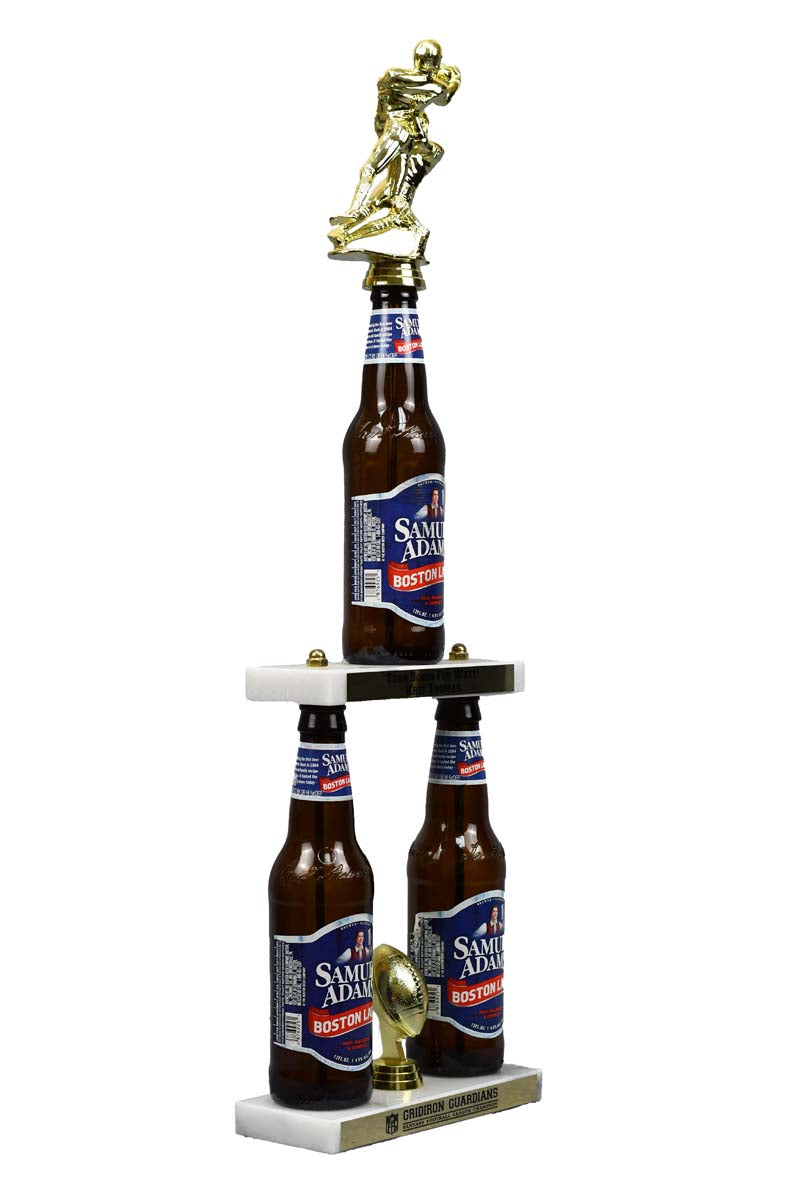 Fantasy Sports 3 Beer Bottle Trophy