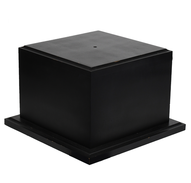 Black Base Wood Box