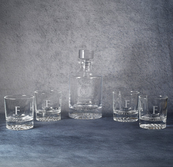 Decanter Set Round 4/Glasses