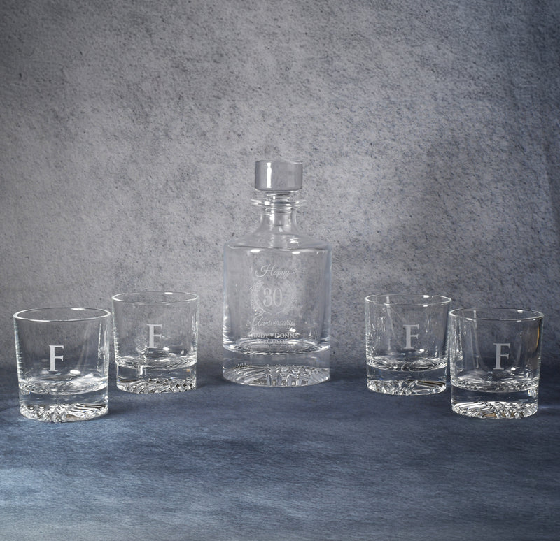 Decanter Set Round 4/Glasses