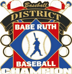 Babe Ruth National Baseball District Champion Pin