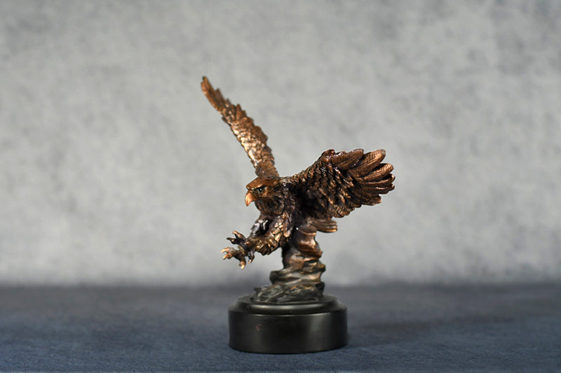 Eagle Resin on Black Base - Monarch Trophy Studio