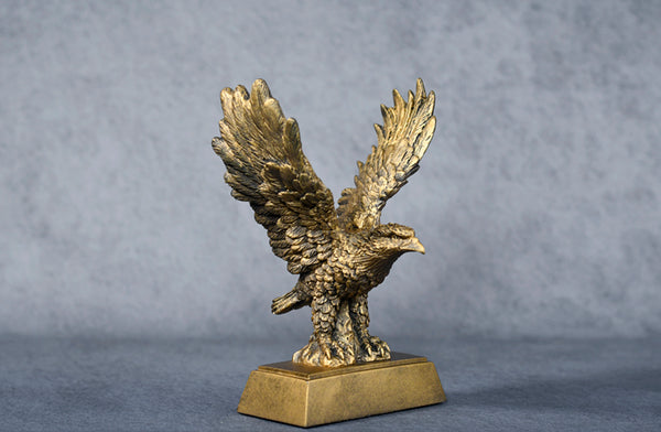 Eagle Resin Gold - Monarch Trophy Studio